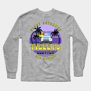 Scary Savannah - Tybee PD blotter art Long Sleeve T-Shirt